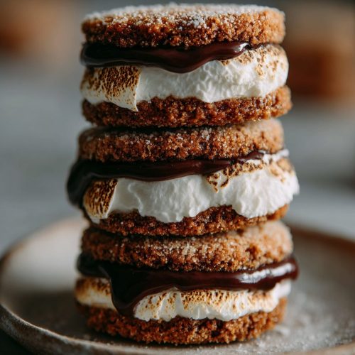 Easy S'mores Ice Cream Sandwiches