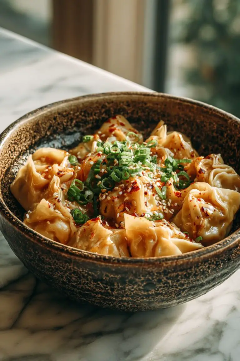 Easy Spicy Wontons Recipe