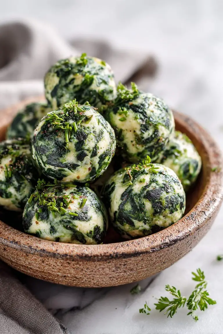 Easy Spinach Balls Recipe