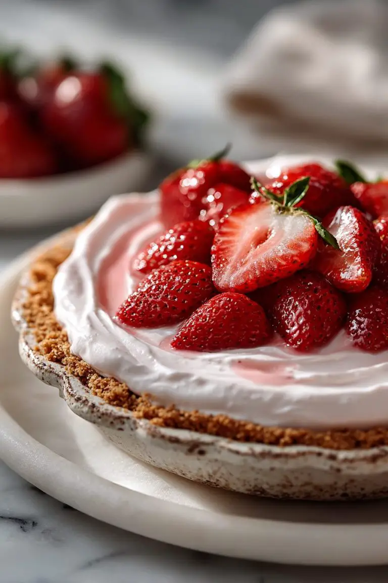 Easy Strawberry Cool Whip Pie