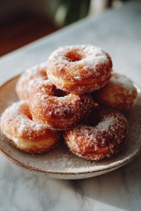 Easy Vegan Air Fryer Donuts