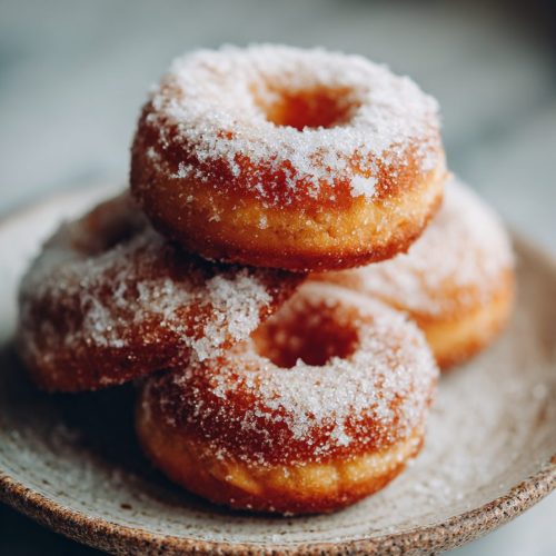 Easy Vegan Air Fryer Donuts