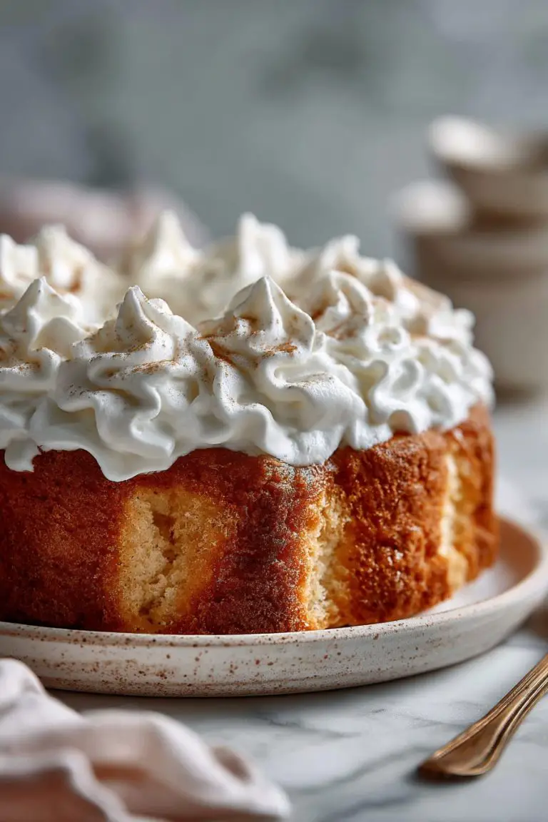 Eggnog Poke Cake Recipe
