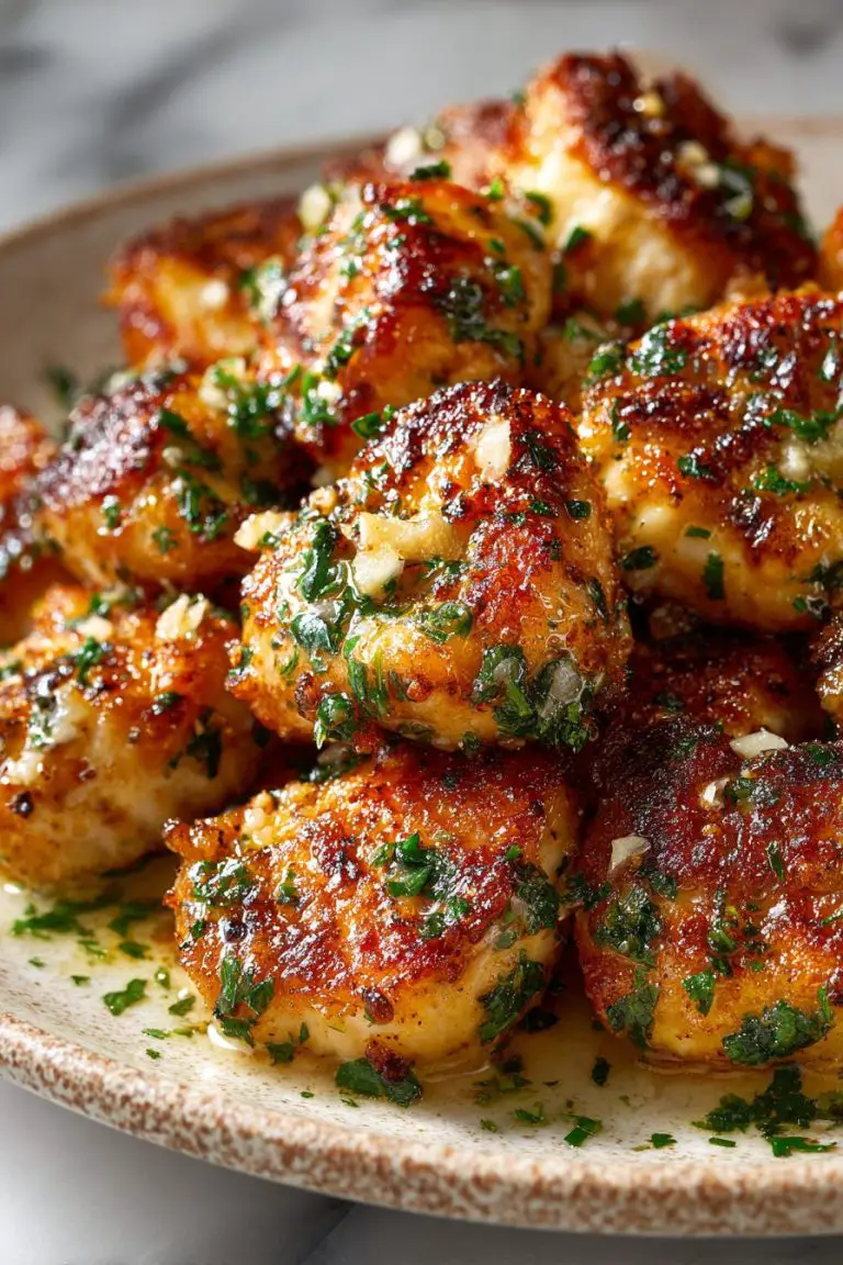 Garlic Butter Chicken Bites Recipe