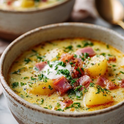 Ham and Potato Soup Delights