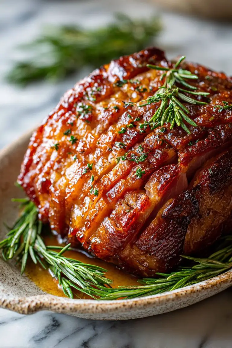 Honey Glazed Slow Cooked Ham