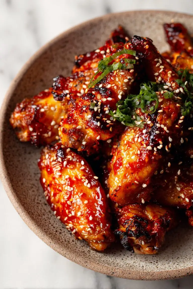Honey Sriracha Chicken Wings
