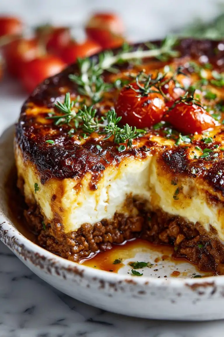 Layered Beef Casserole Delight