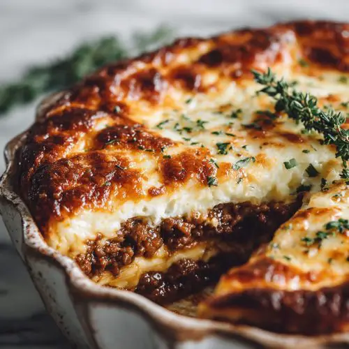 Layered Beef Casserole Delight