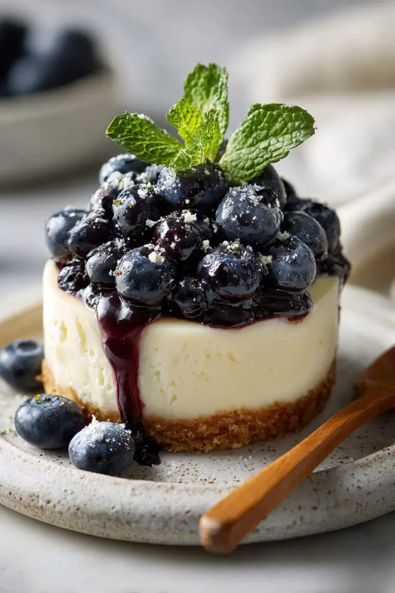 Lemon Blueberry Cheesecake Delights