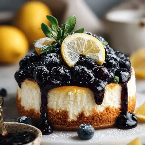Lemon Blueberry Cheesecake Delights