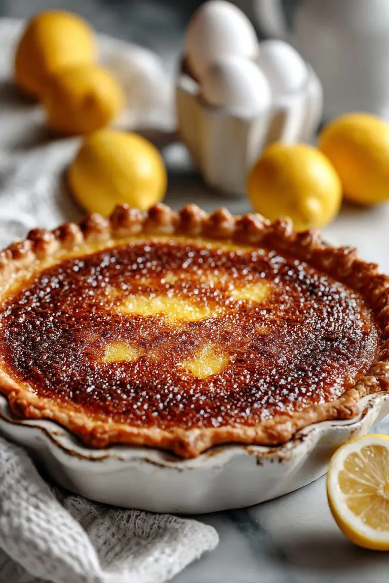 Lemon Chess Pie Delight