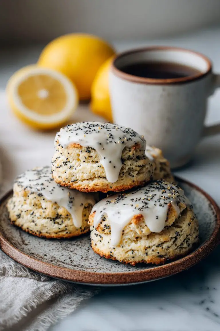 Lemon Poppyseed Scones Recipe
