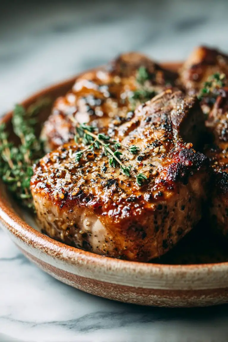 Maple Dijon Pork Chops in the Slow Cooker
