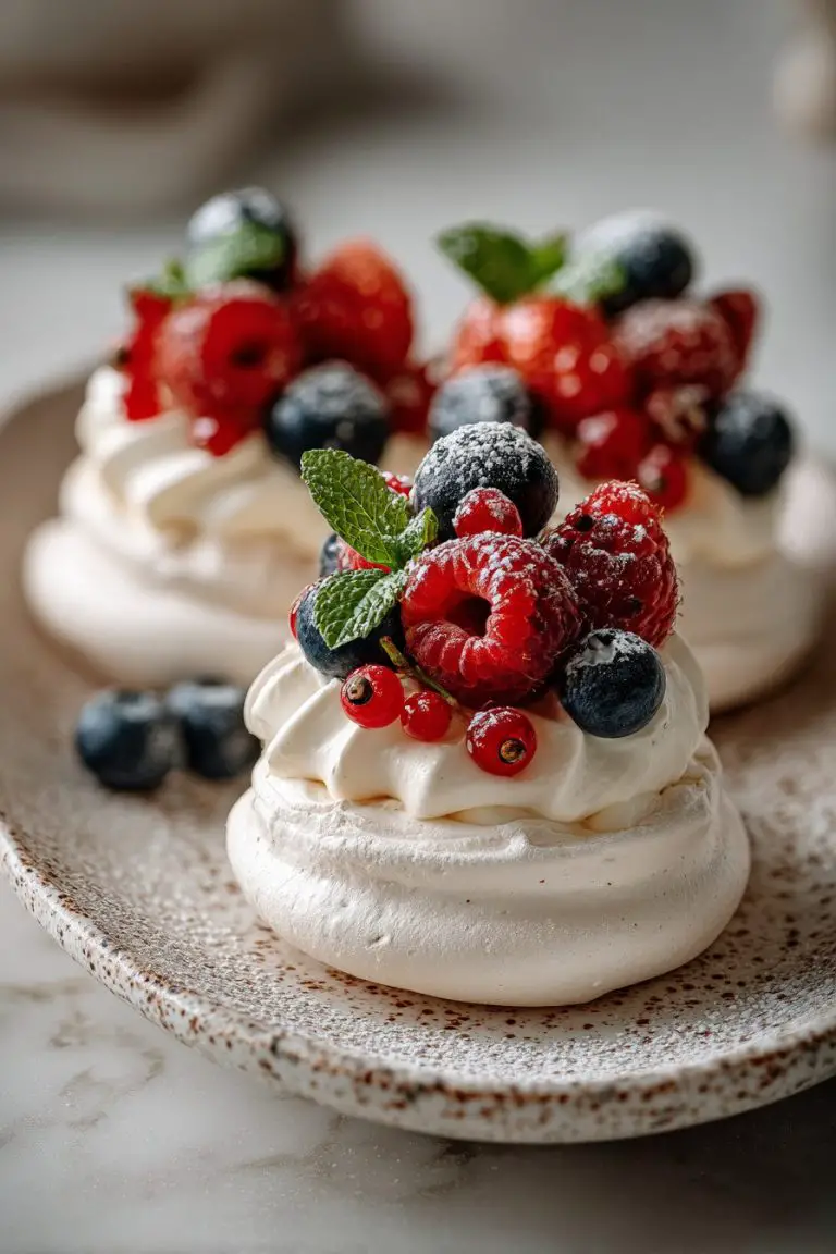 Mini Pavlovas Made Easy