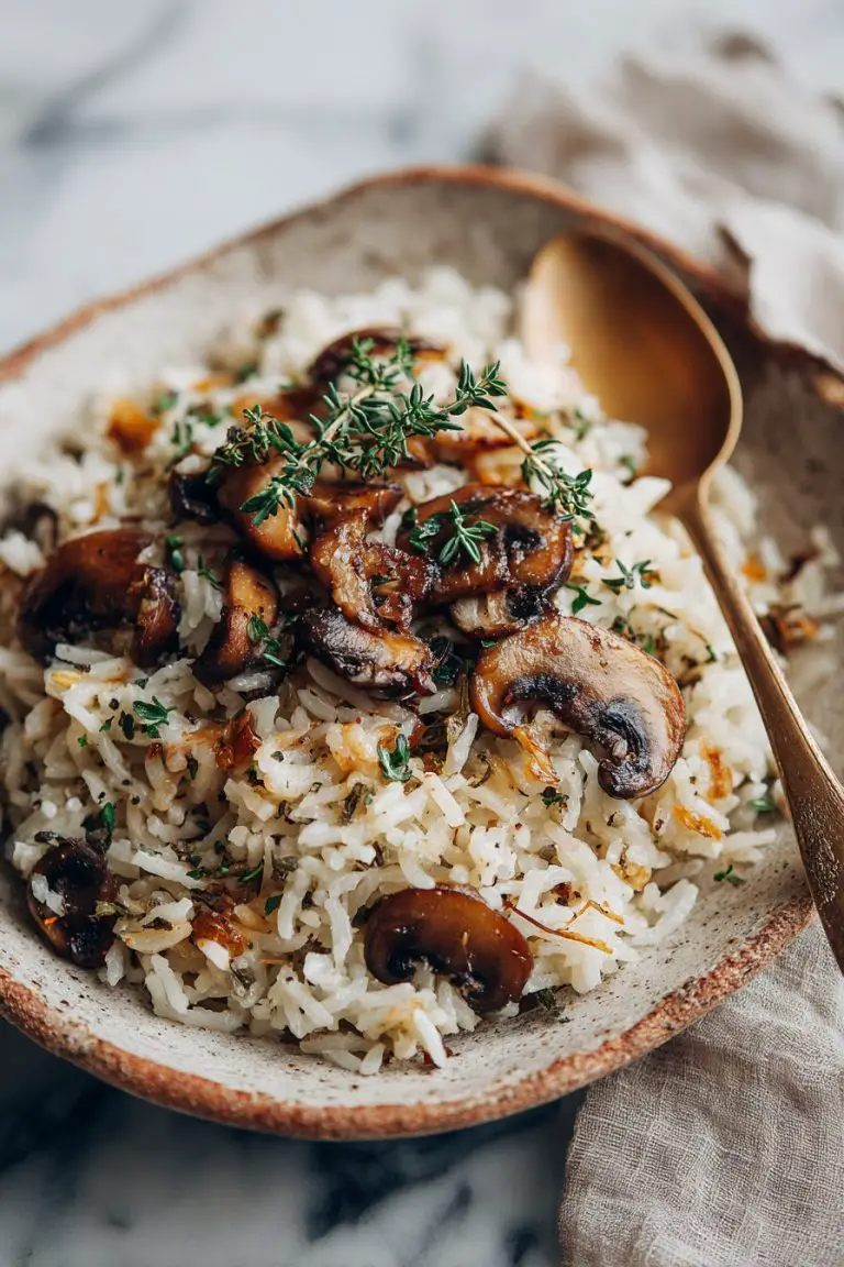 Mushroom Rice Delight