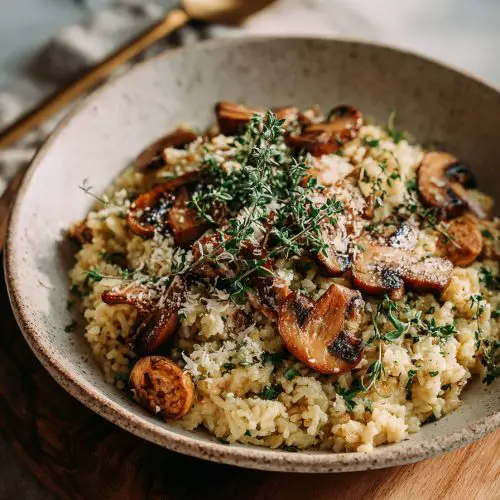 Mushroom Rice Delight