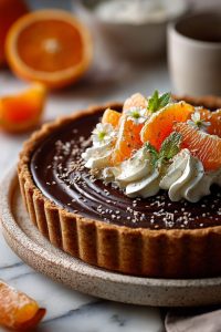 No-Bake Chocolate Orange Tart