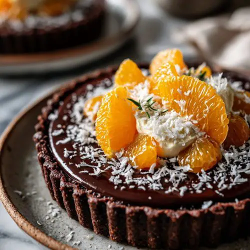 No-Bake Chocolate Orange Tart