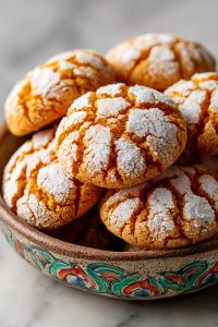 Orange Crinkle Cookies