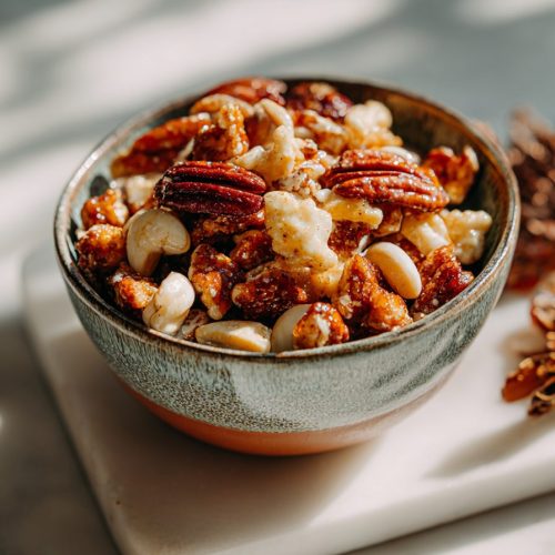 Praline Crunch Snack Mix Recipe