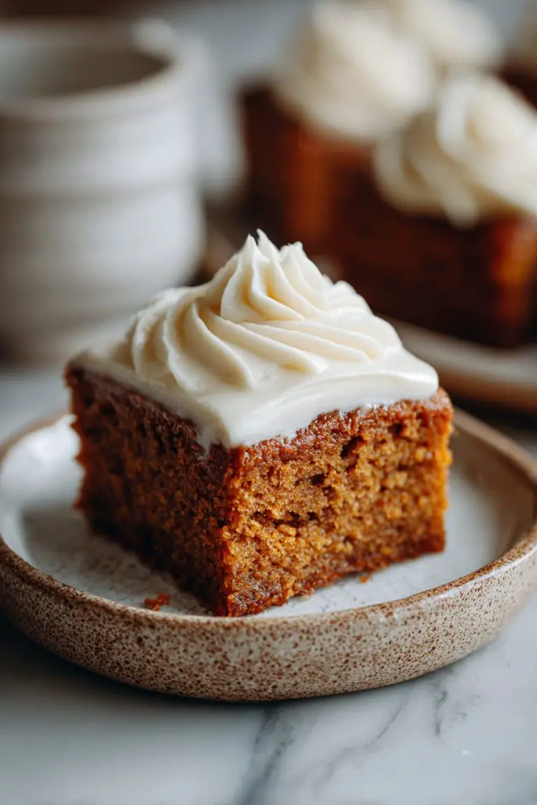 Pumpkin Bars with Cream Cheese Frosting