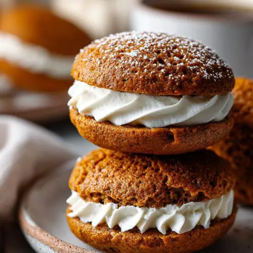 Pumpkin Whoopie Pies for Fall