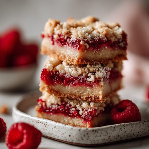 Raspberry Crumb Bars Recipe