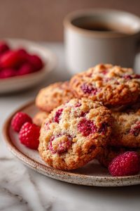 Raspberry Crumble Cookies Recipe
