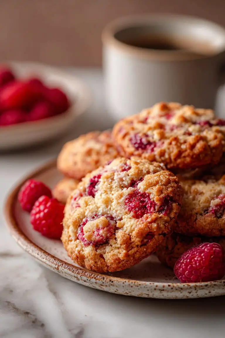 Raspberry Crumble Cookies Recipe