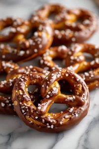 Salted Chocolate Caramel Pretzels