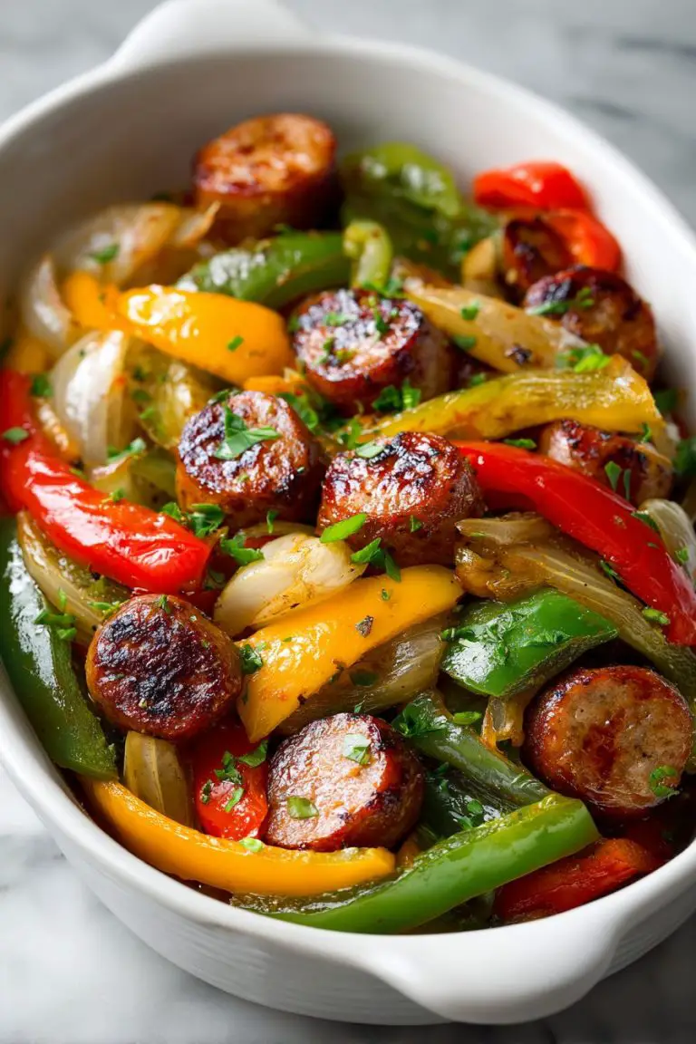Sausage Peppers and Onions Delight