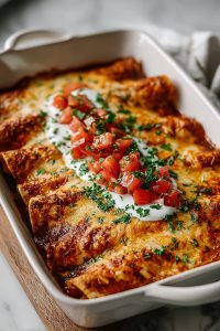 Slow Cooker Chicken Enchiladas