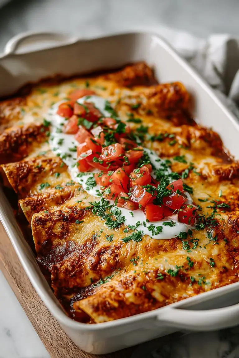 Slow Cooker Chicken Enchiladas
