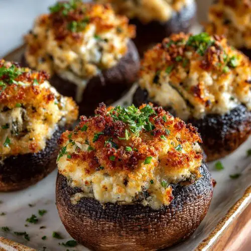 Smoky Stuffed Mushrooms Recipe
