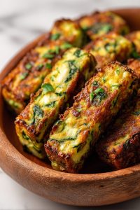 Spinach Zucchini Frittata Fingers Recipe