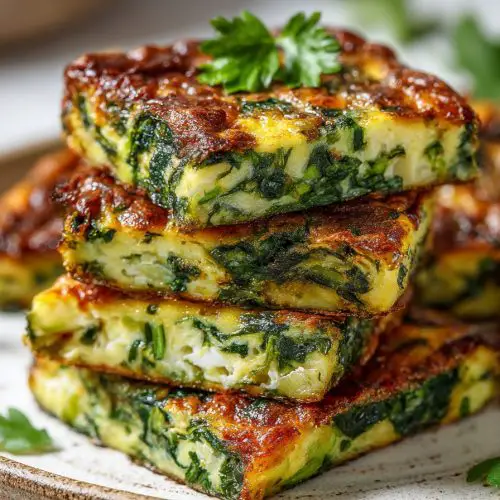 Spinach Zucchini Frittata Fingers Recipe