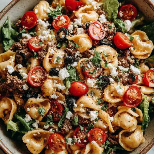 Taco Pasta Salad Delight