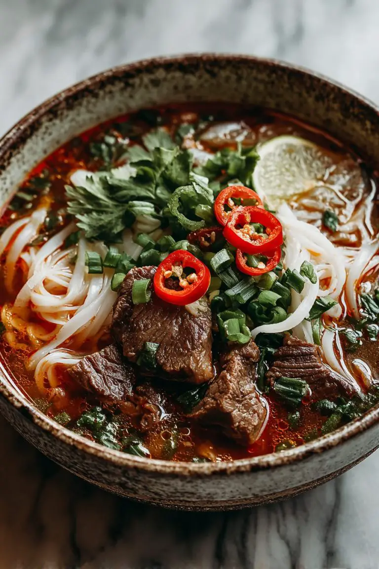 Bun Bo Hue: Authentic Spicy Beef Noodle Soup