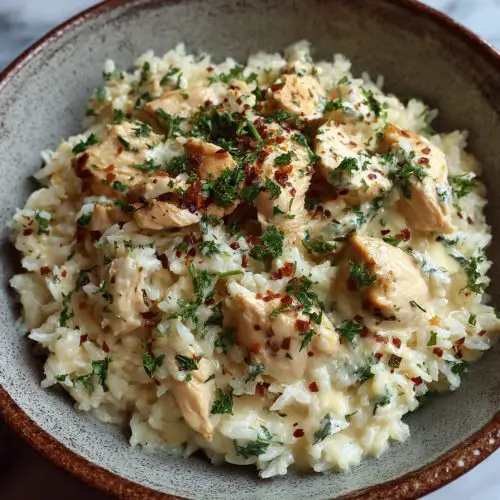 Creamy Chicken and Quick Rice Recipe