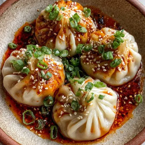 Creamy Gochujang Soup Dumplings