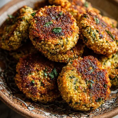 Crunchy Quinoa Veggie Patties
