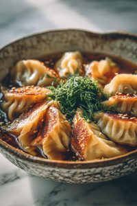 Easy Asian Dumpling Soup