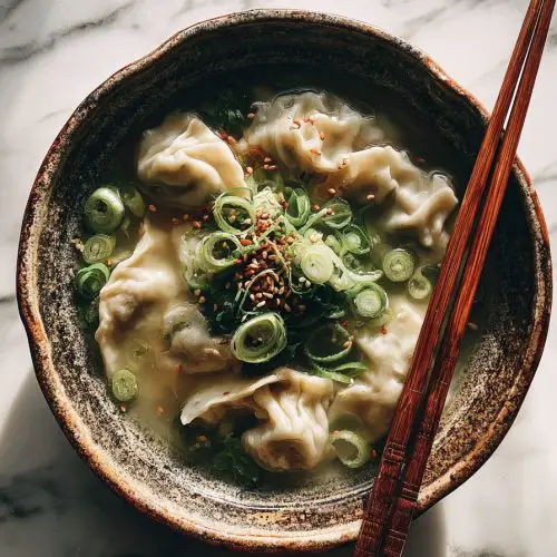 Easy Asian Dumpling Soup