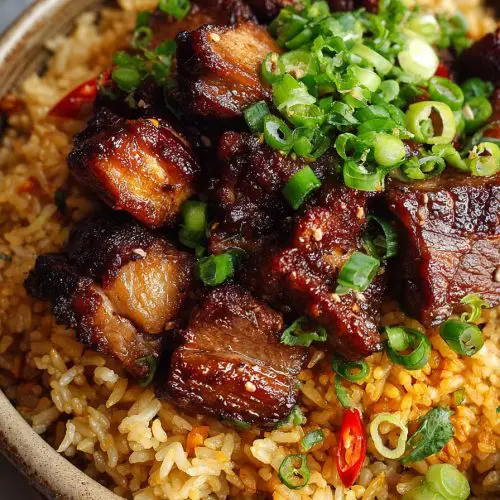 Easy Caramelized Pork Rice Recipe