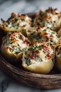Easy Christmas Stuffed Shells