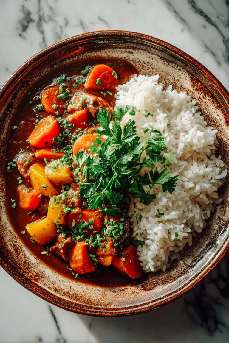 Easy Japanese Curry on Rice
