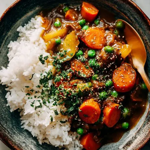 Easy Japanese Curry on Rice