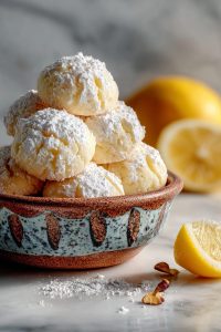 Easy Lemon Meltaway Cookies