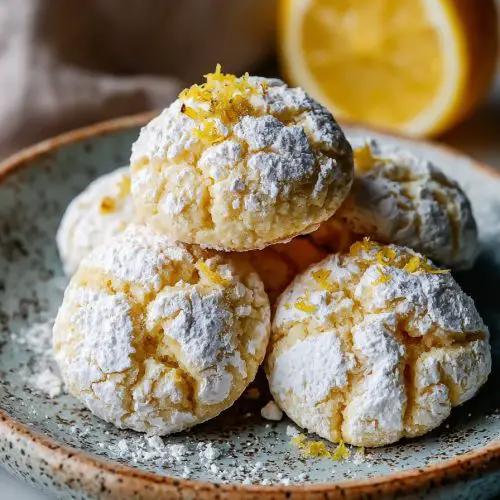 Easy Lemon Meltaway Cookies
